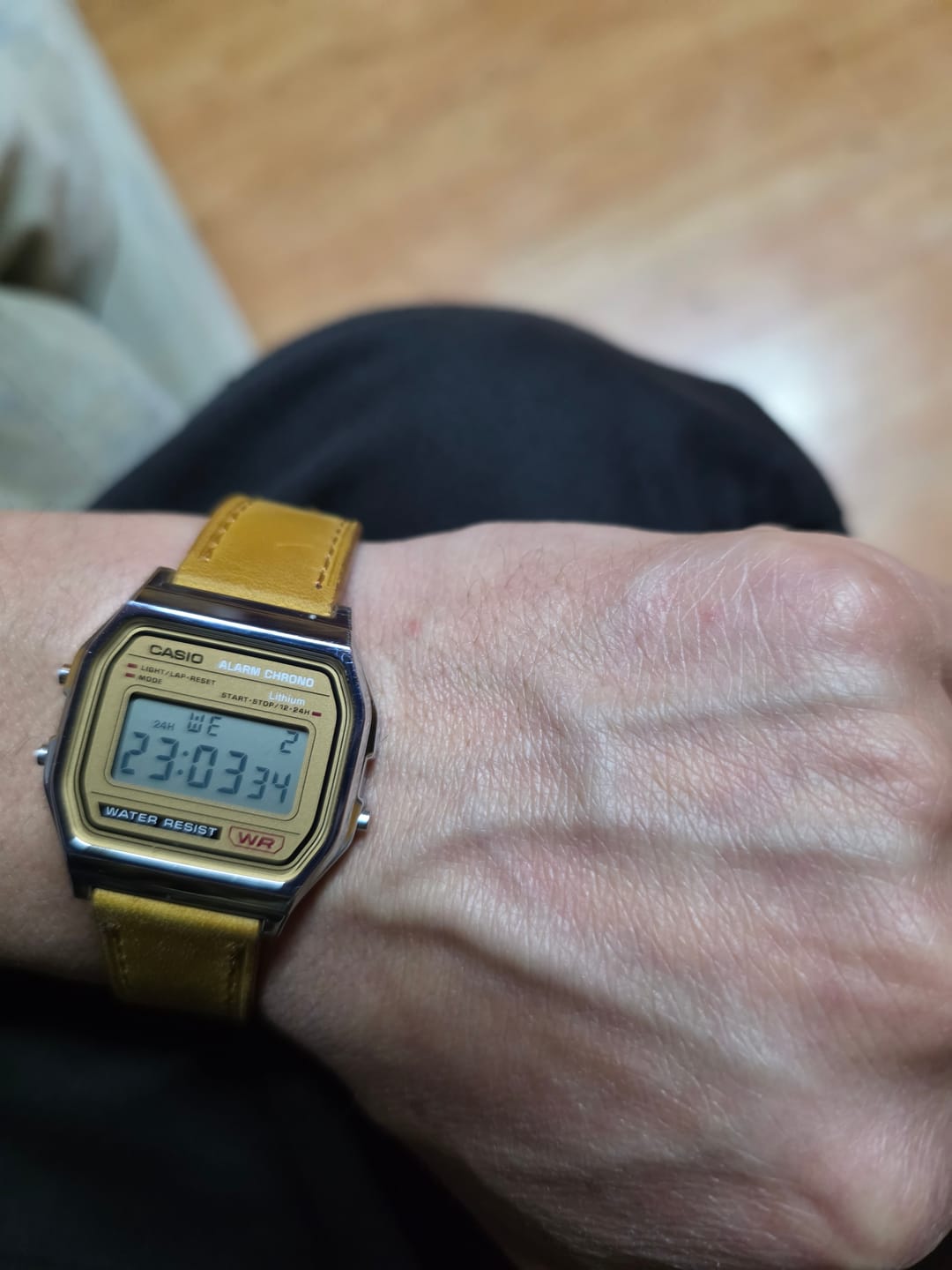 Customer photo review of Reloj Casio Vintage A158WEA-9 Plateado Correa de Acero