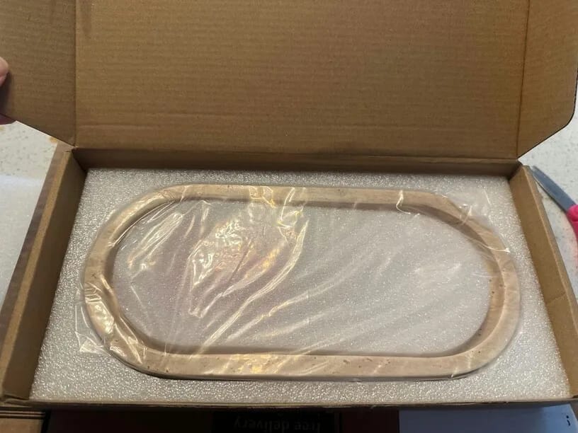 Customer photo review of Minimalism Marble Tray for Perfume