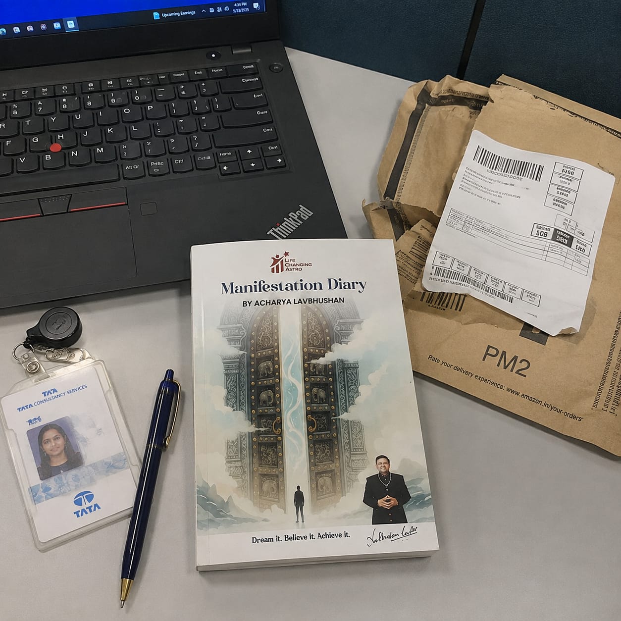 Customer photo review of Manifestation Diary