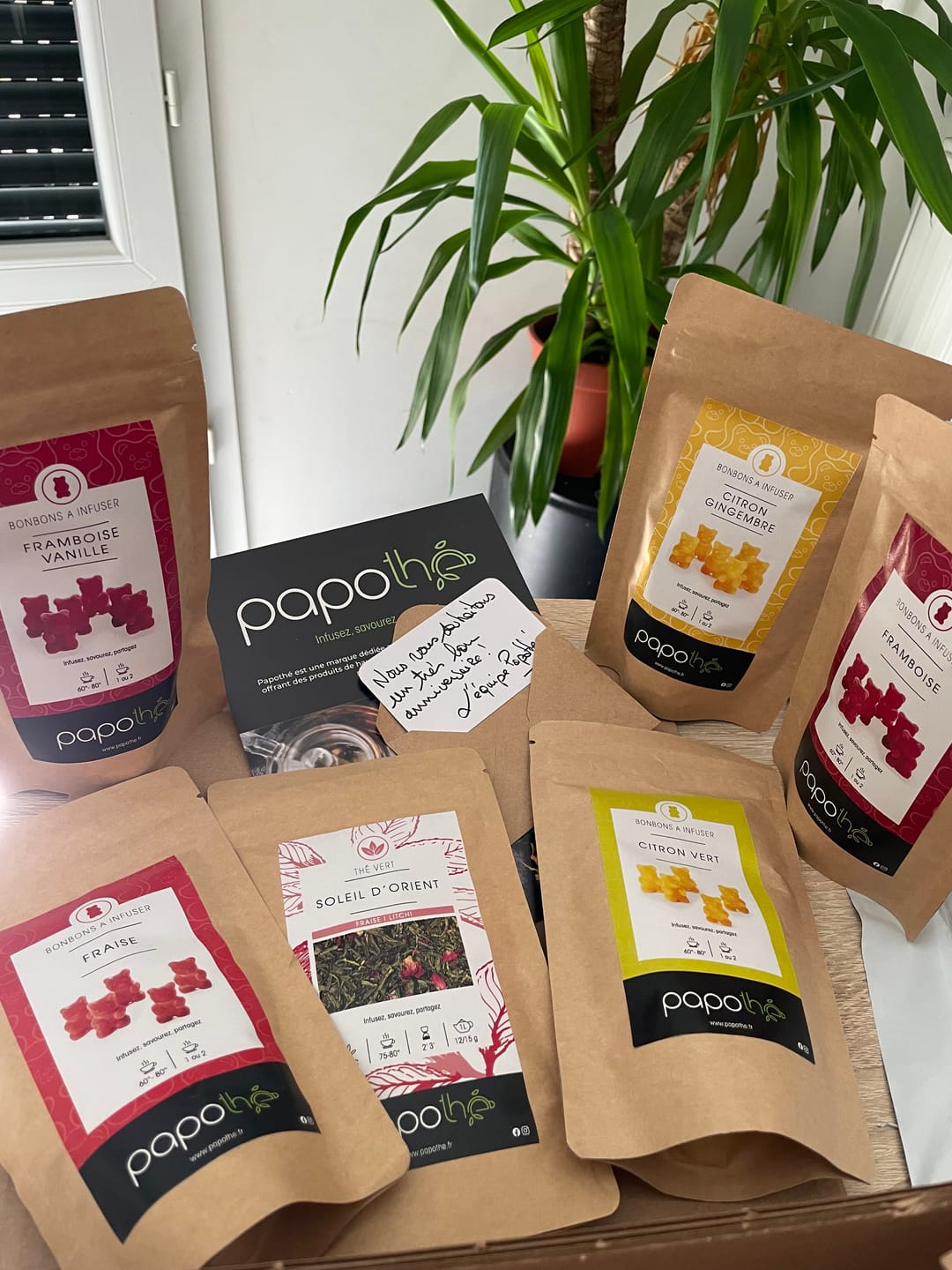 Customer photo review of Bonbons à infuser Framboise