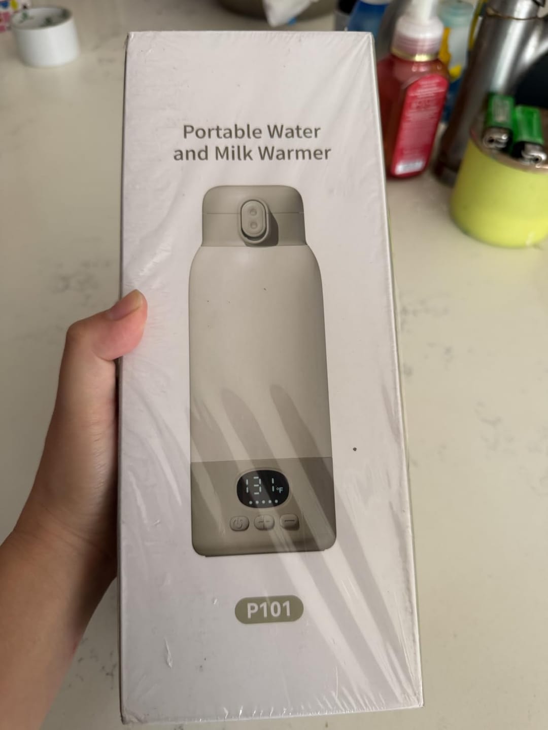 Customer photo review of Portable Bottle Warmer