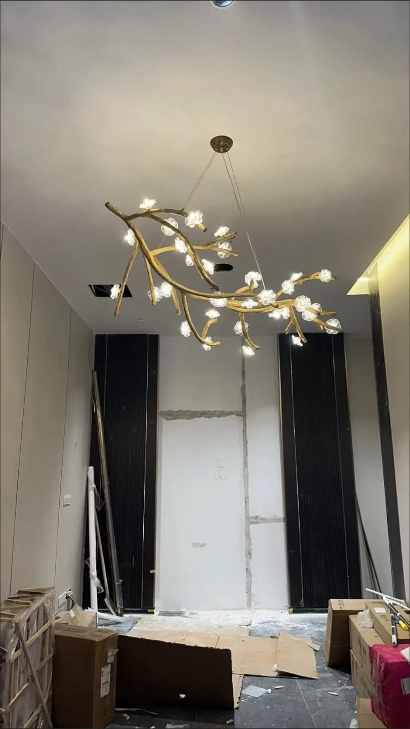 Customer photo review of Branch LED Chandelier