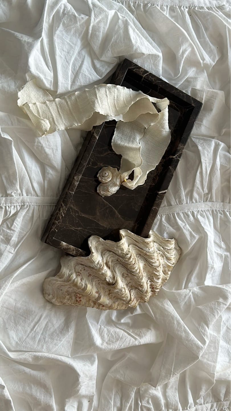 Customer photo review of Emperador Dark Bath Set