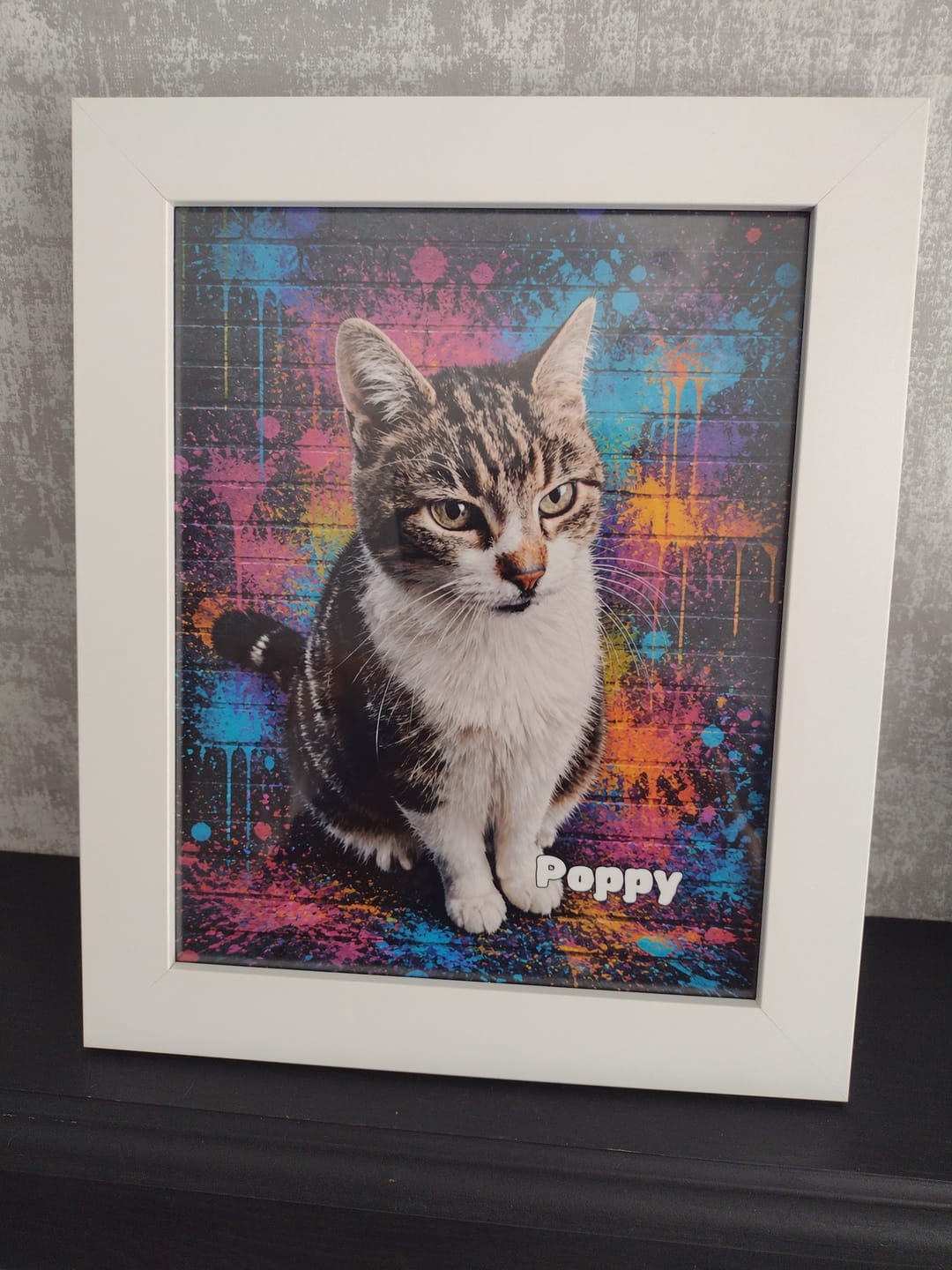Customer photo review of Splash - Personalised Poster