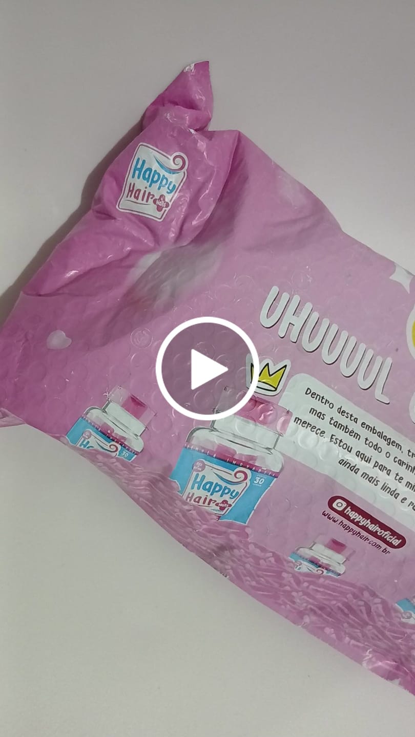 Customer video review of Happy Hair 6 Potes + 6 Potes Grátis + 2 Colágenos + 1 Happy Calm (Total 15 Potes)