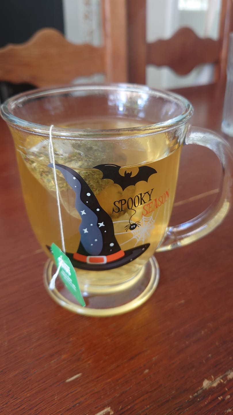 Customer photo review of Spooky Season Hexenhut Tasse aus Glas