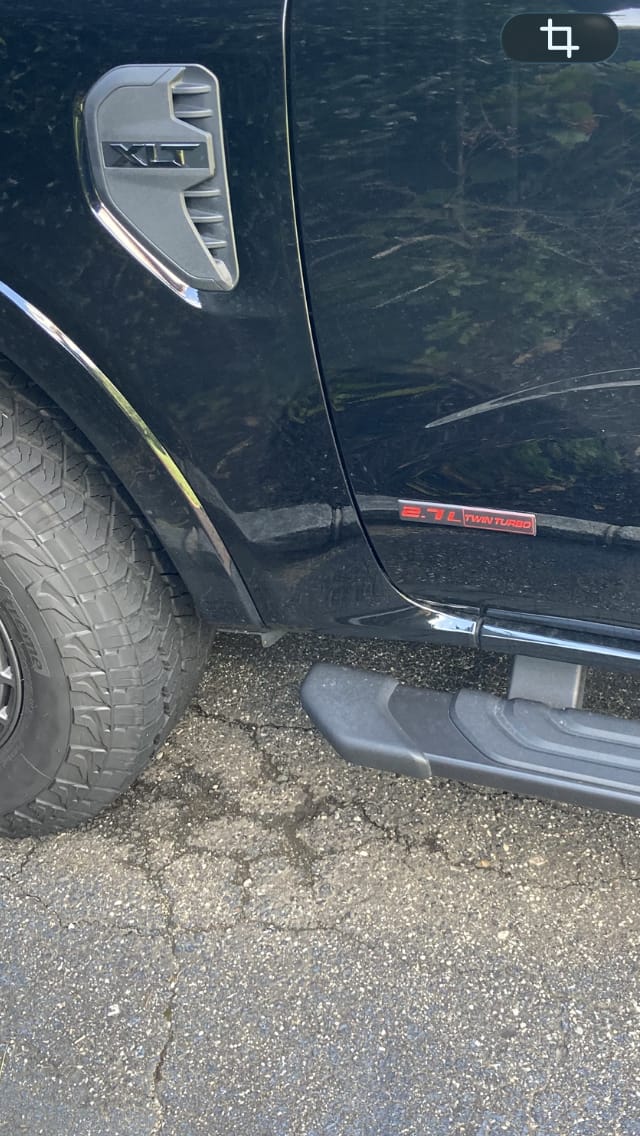 Customer photo review of Engine Badge Fits 2019-2026 Ford Ranger
