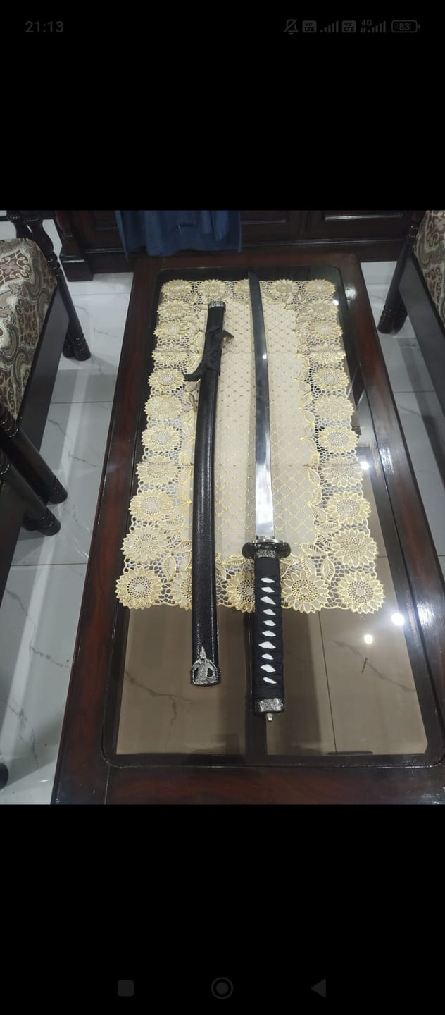 Customer photo review of Black Ninja katana