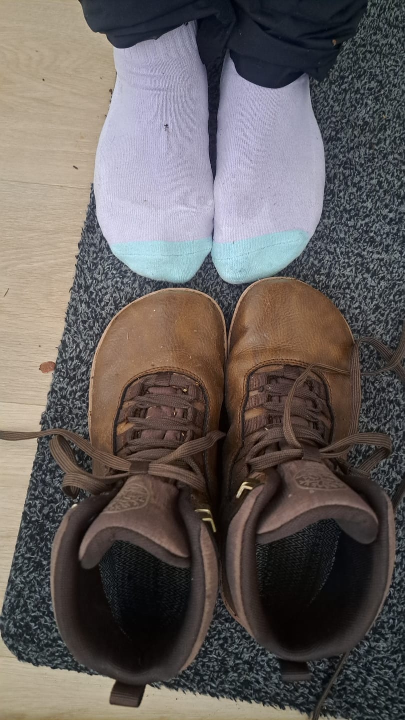 Customer photo review of Vaistoa Uoma 2 | Barefoot Trekking Boots