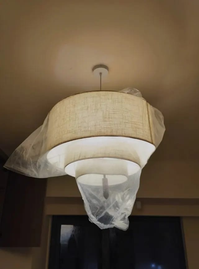 Customer photo review of Wabi-Sabi Cloth Pendant