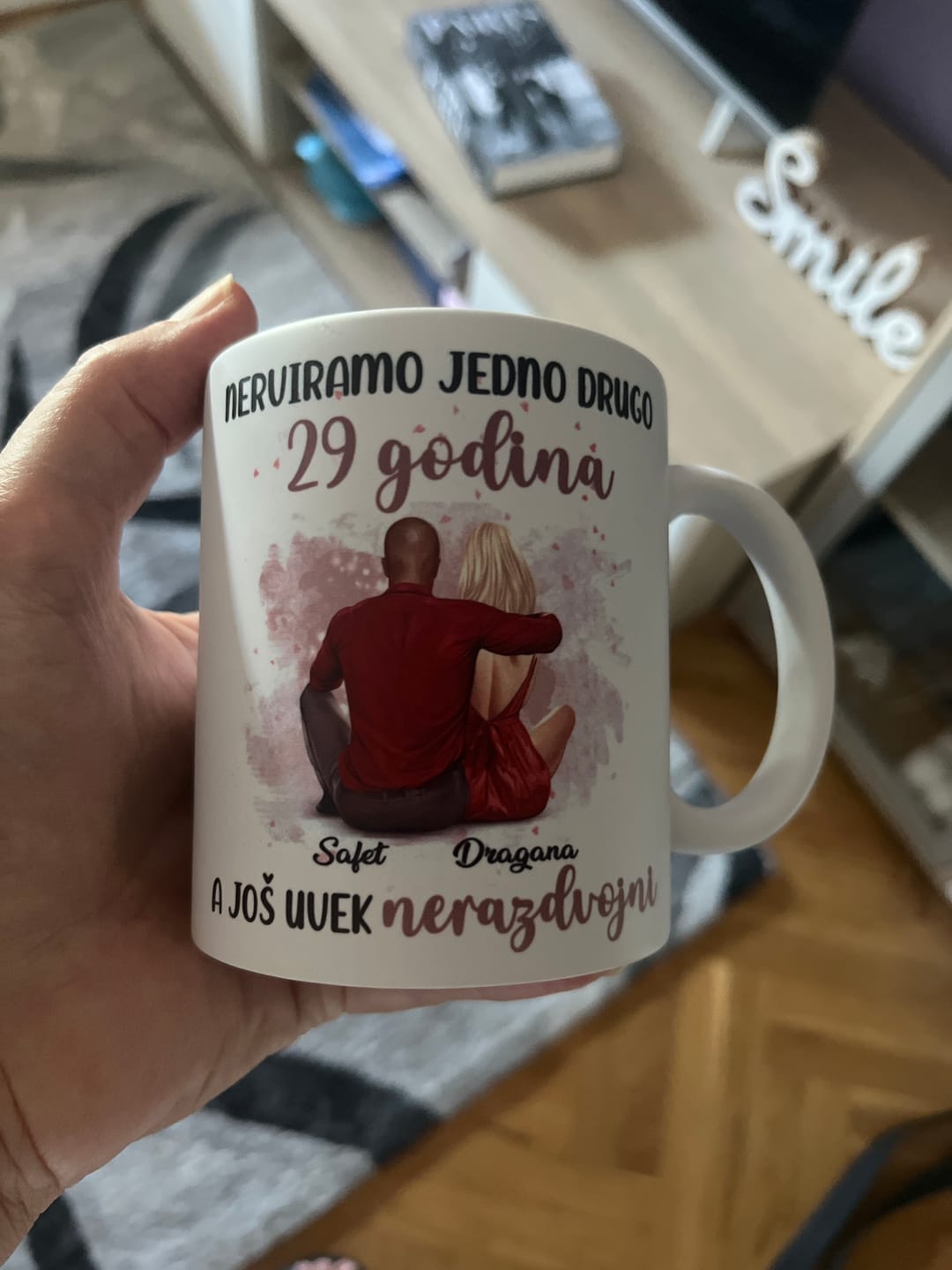 Customer photo review of Šolja sa istim natpisom