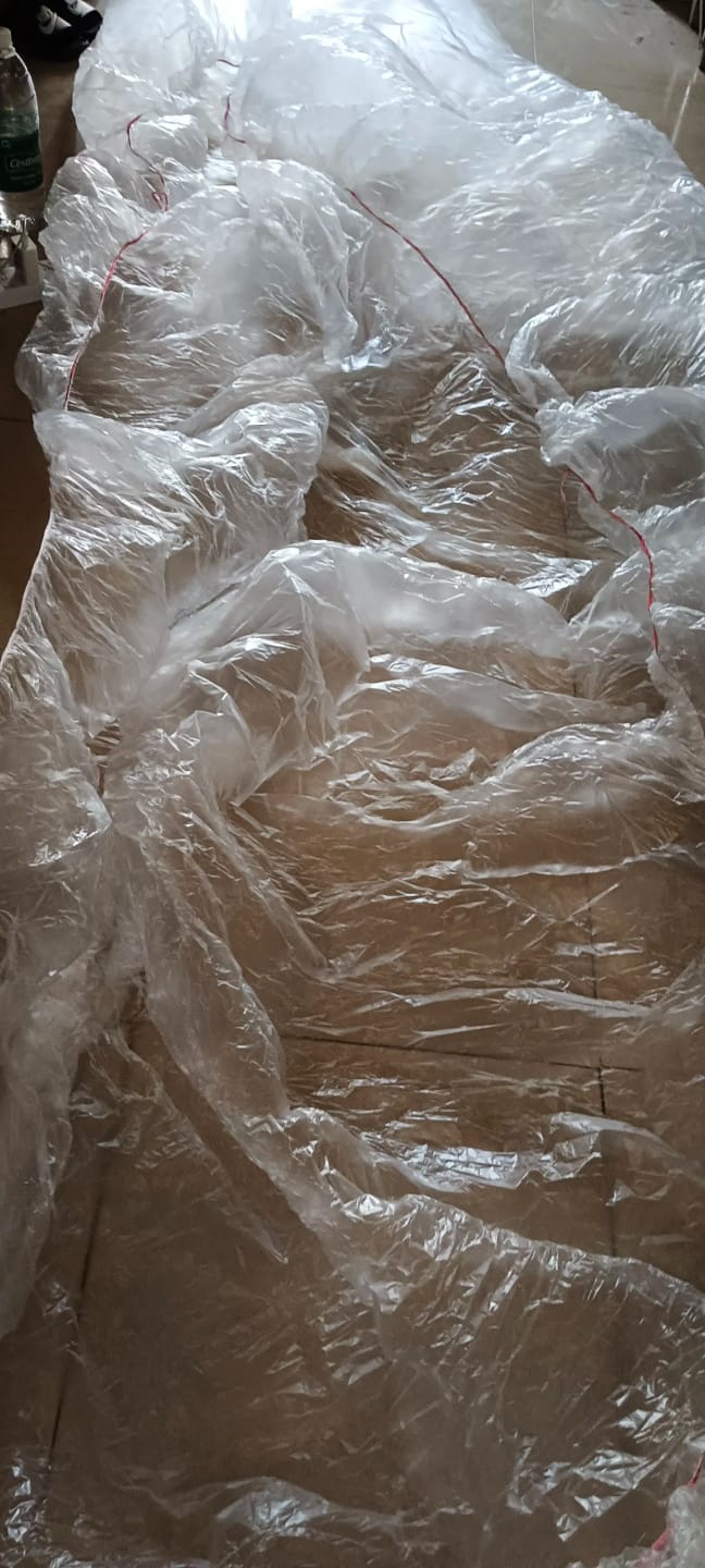 Customer photo review of All-Weather Disposable PE Car Cover – Indoor/Outdoor Dust & Rain Protection