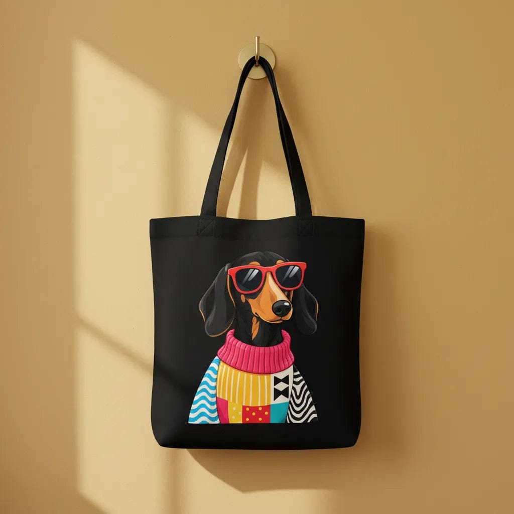 Customer photo review of WRAPZY Black Canvas Tote Bag