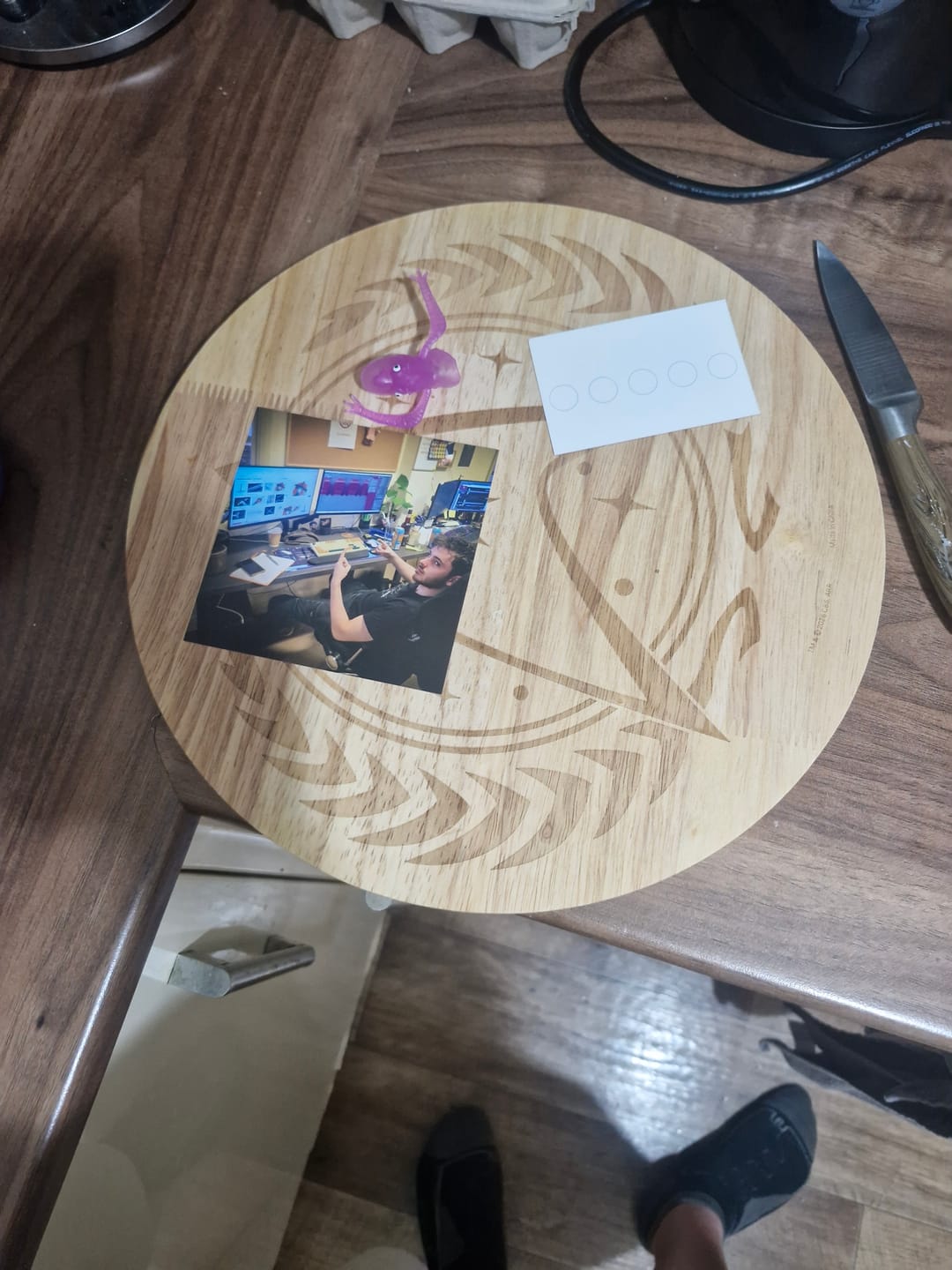 Customer photo review of Star Trek™ Starfleet Command Pizza Board