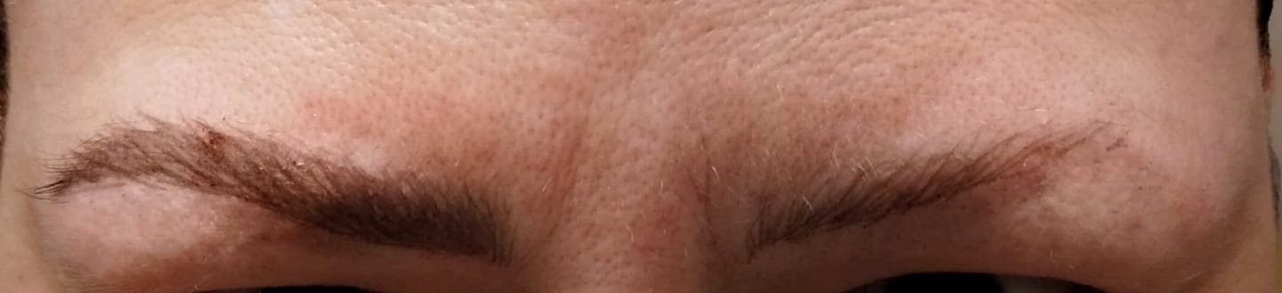 Customer photo review of NYX Lift N Snatch Brow Tint Pen