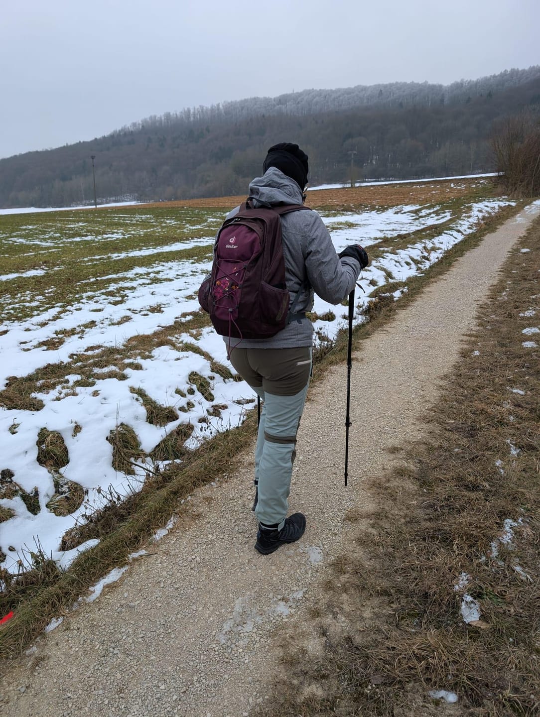 Customer photo review of Teleskop Wanderstöcke