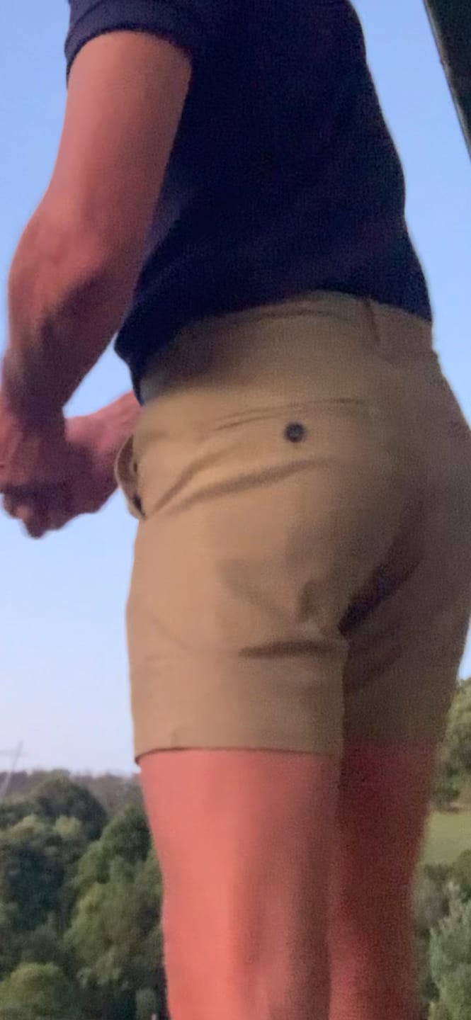 Customer photo review of Ultra-Stretch 5" Chino Shorts - Khaki