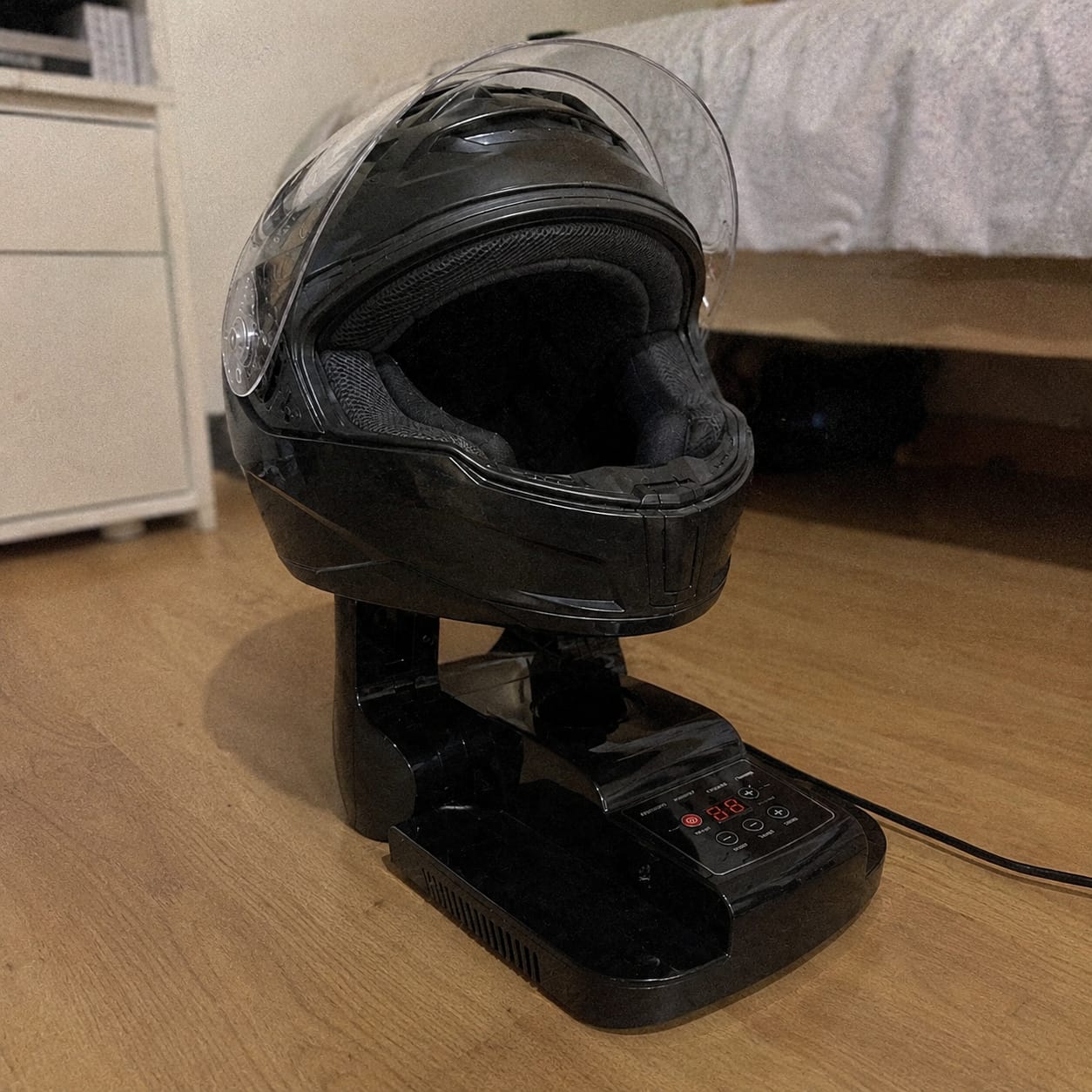 Customer photo review of Helmora - Helmet Care Machine