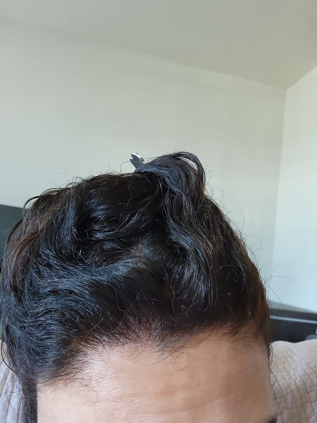 Customer photo review of Nutri Glow Organic Indigo Powder