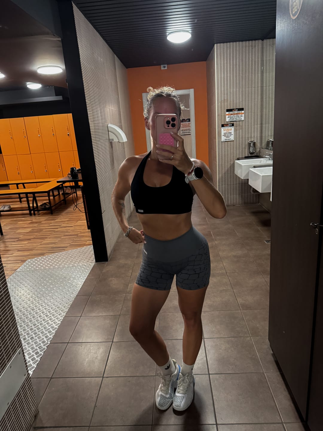 Customer photo review of Shorts All-up Cocco Grigio Ira