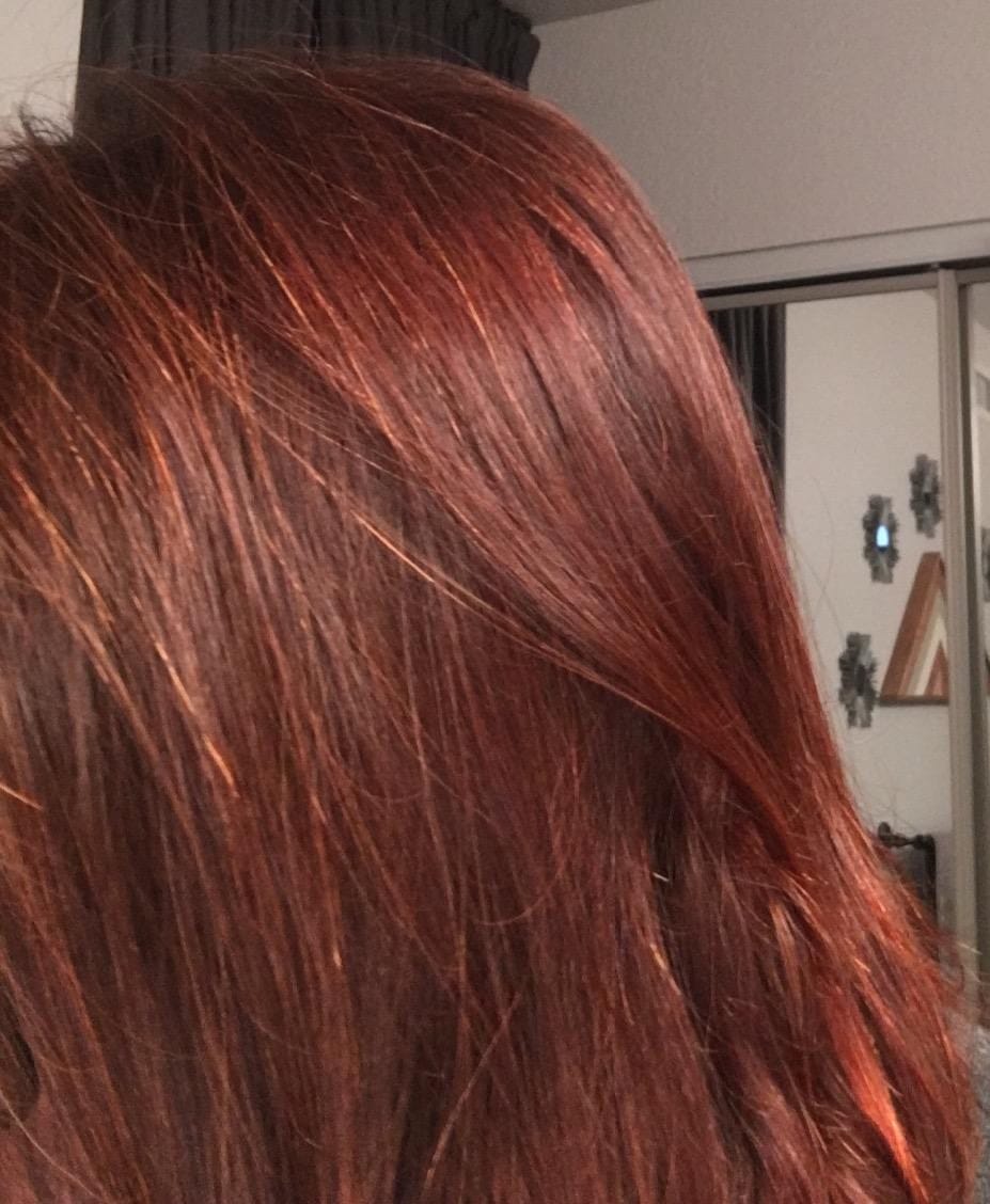 Customer photo review of Nutri Glow Organic Henna Powder
