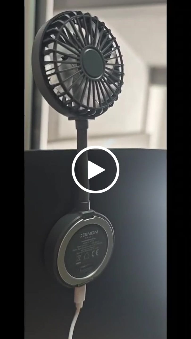 Customer video review of El Vantilatörü | Şarjlı, Taşınabilir, Teleskobik, Katlanabilir, Sessiz, Mini Fan (X6104)
