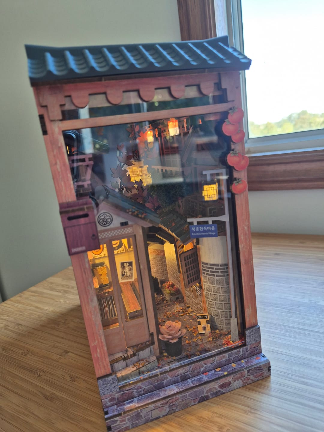 Customer photo review of Bukchon Hanok Village Book Nook Kit
