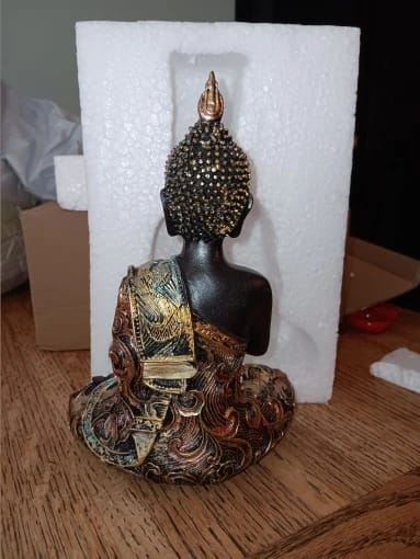 Customer photo review of Sitting Buddha Statue
