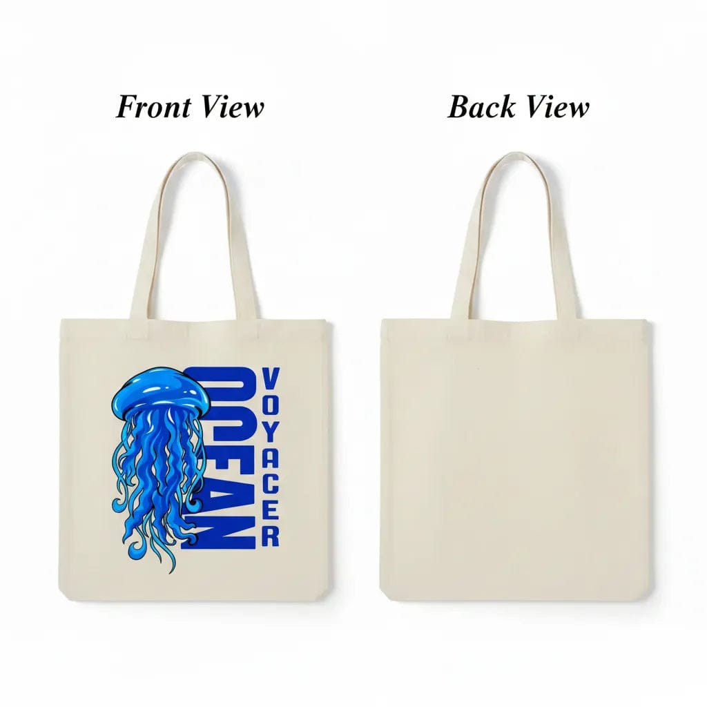 Customer photo review of Wrapzy Ocean Canvas Tote Bag
