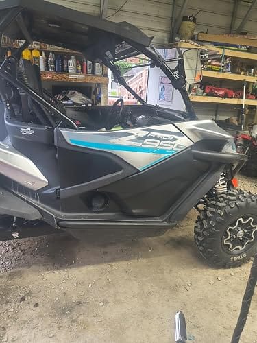 Customer photo review of Plastic Lower Doors Inserts for CFMOTO ZForce 950