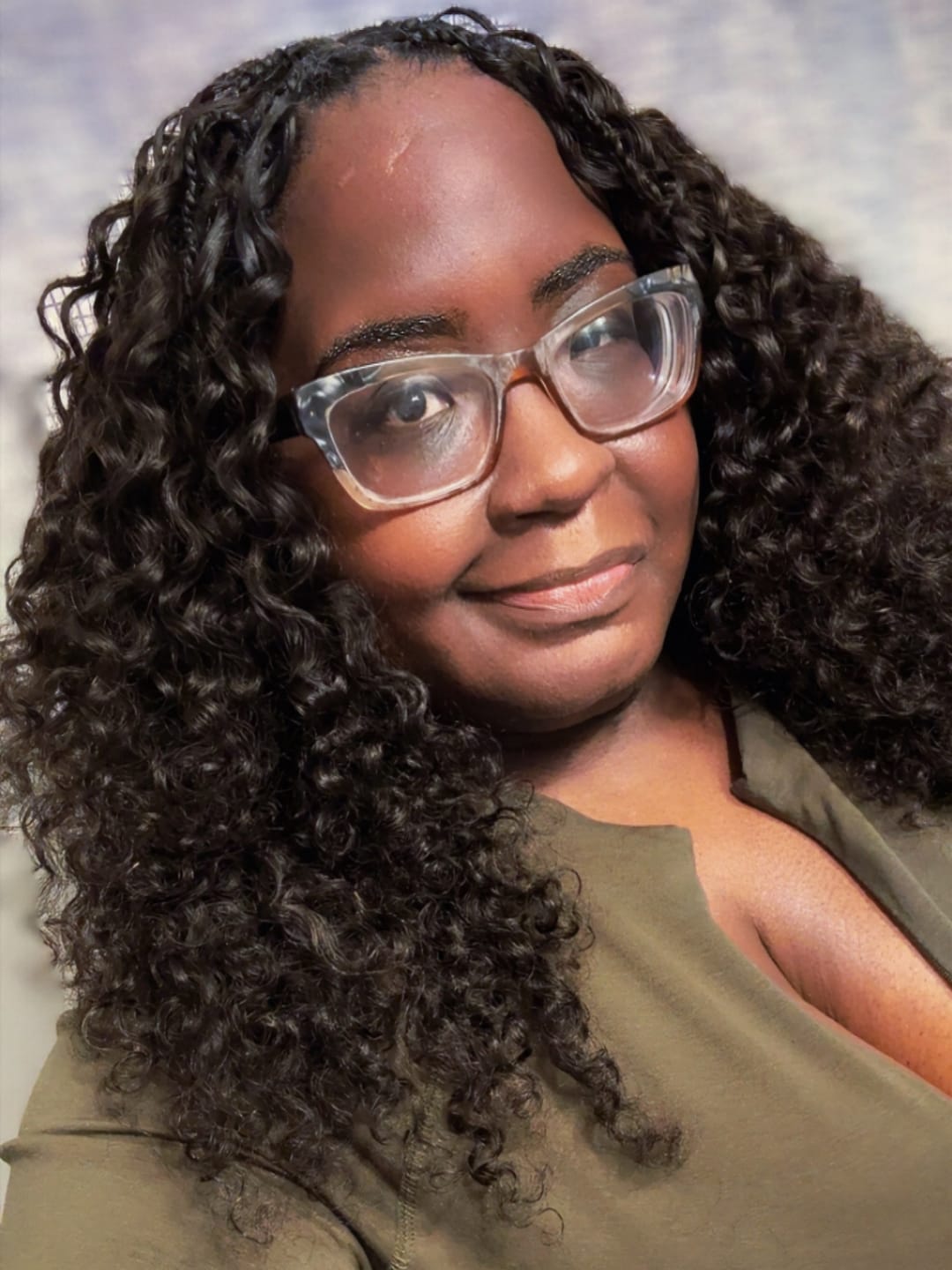 Customer photo review of Human Crochet Hair Water Wave For Miracle Knots