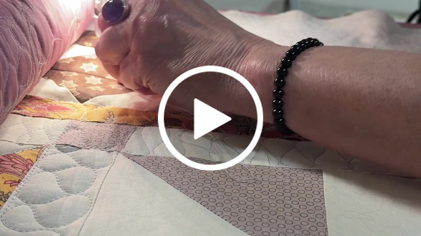 Customer video review of Q'nique 16X Longarm Quilting Machine, Grace Company