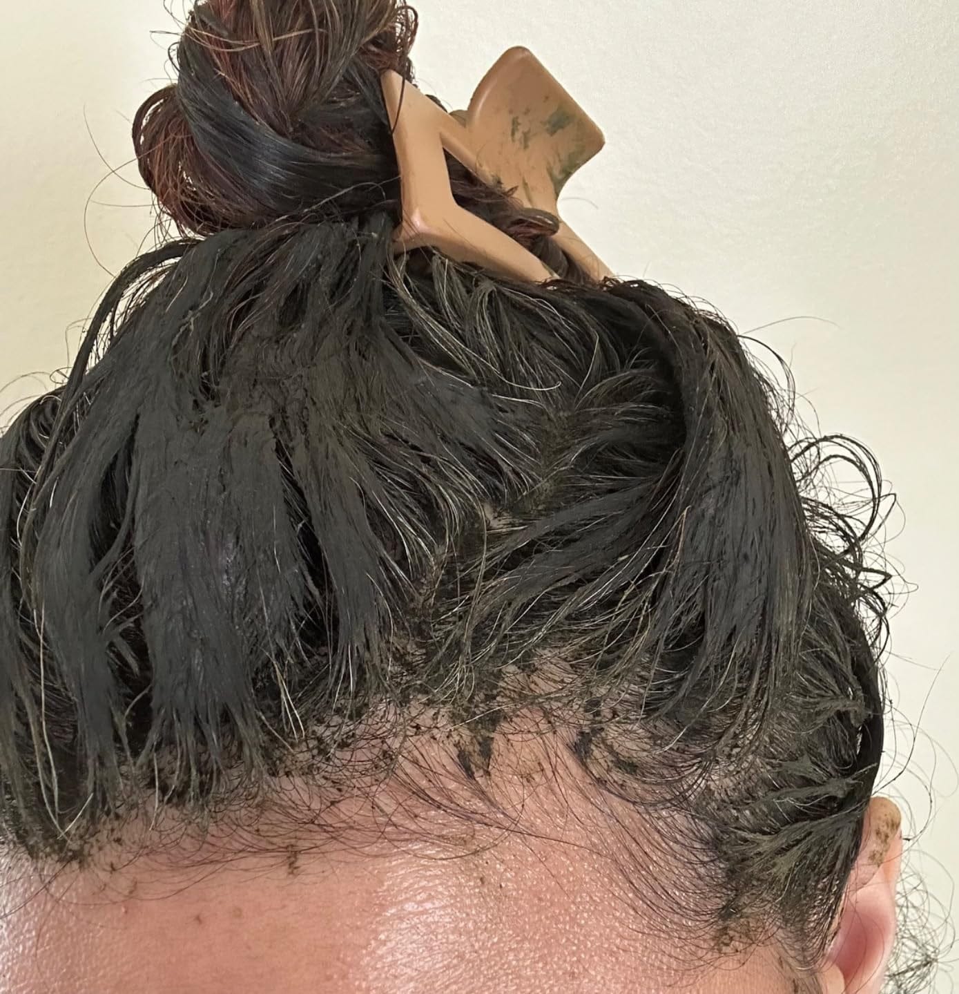 Customer photo review of Nutri Glow Organic Indigo Powder