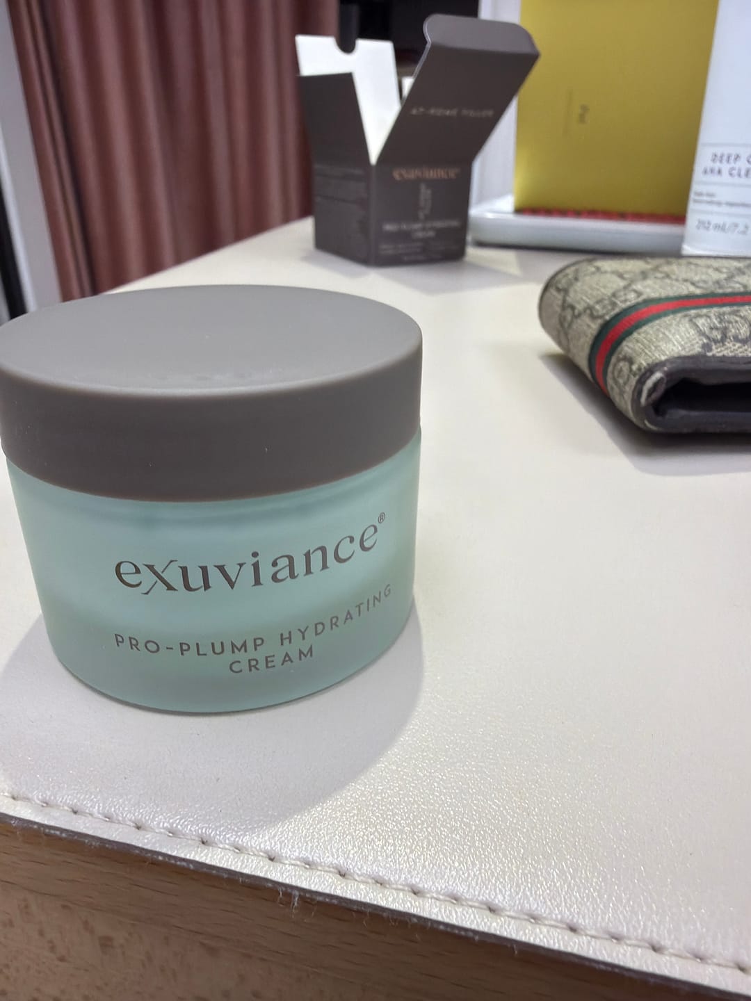 Customer photo review of Exuviance Pro-Plump Hydrating Cream
