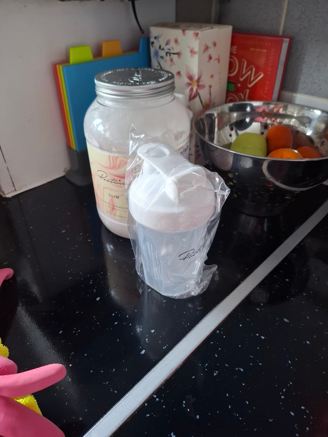 Customer photo review of Free Protein Shaker | 400ML