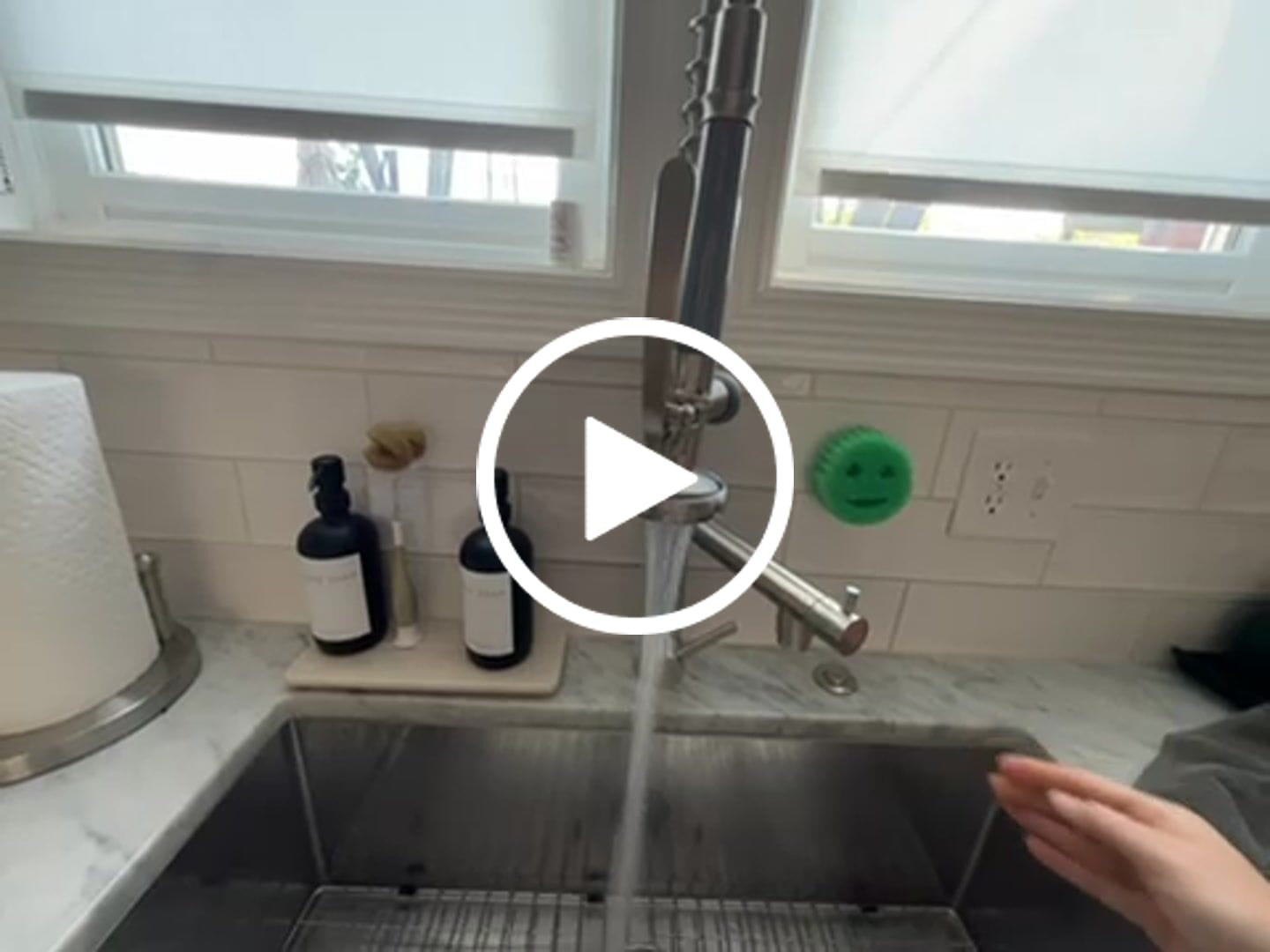 Customer video review of Klempner Commercial Kitchen Faucet with Pull-Down Sprayer & Pot Filler