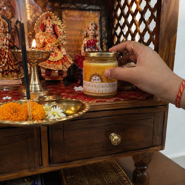 Customer photo review of Pooja Ghee