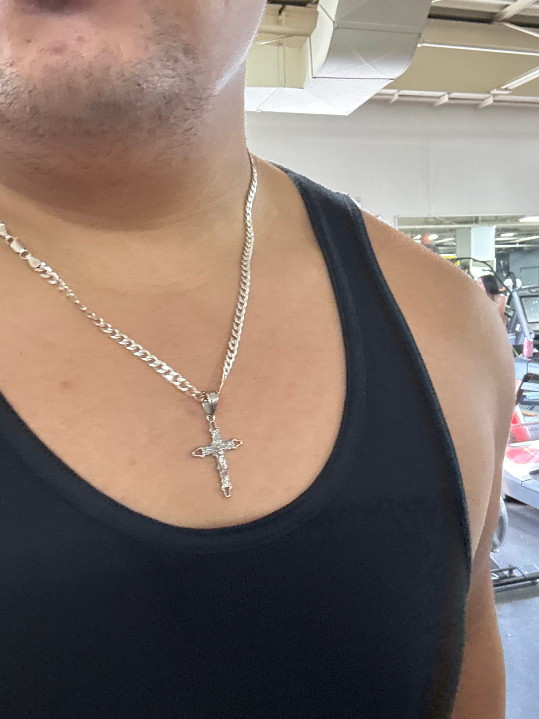 Customer photo review of CRUCIFIX CROSS PENDANT