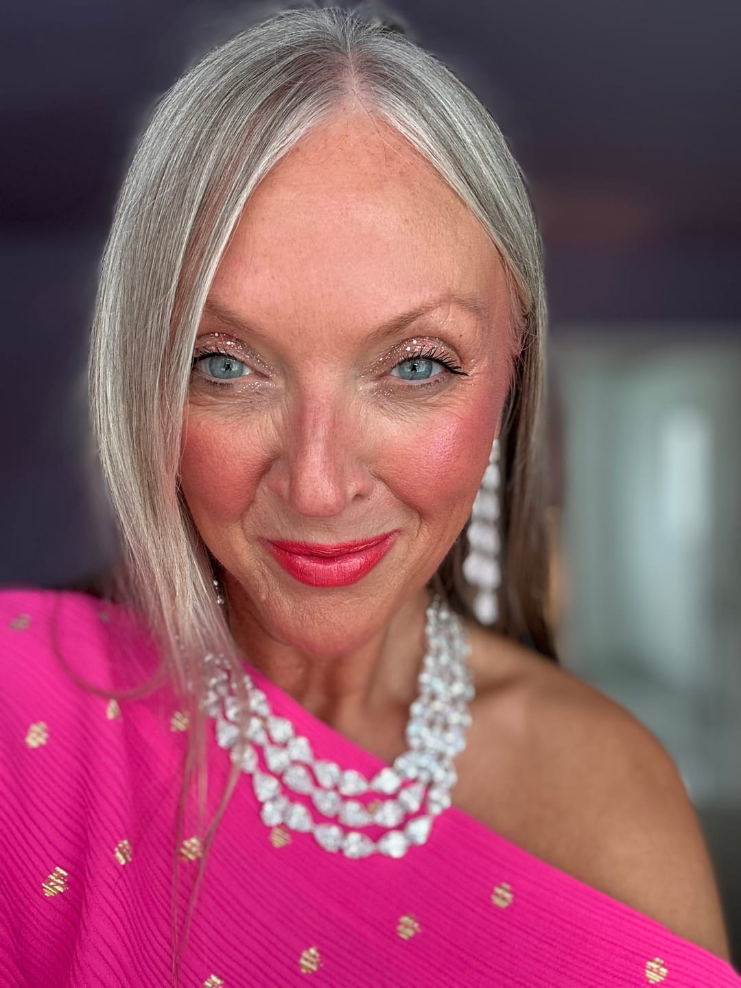 Customer photo review of Fortunado 'Lucky' Earrings | Pearl