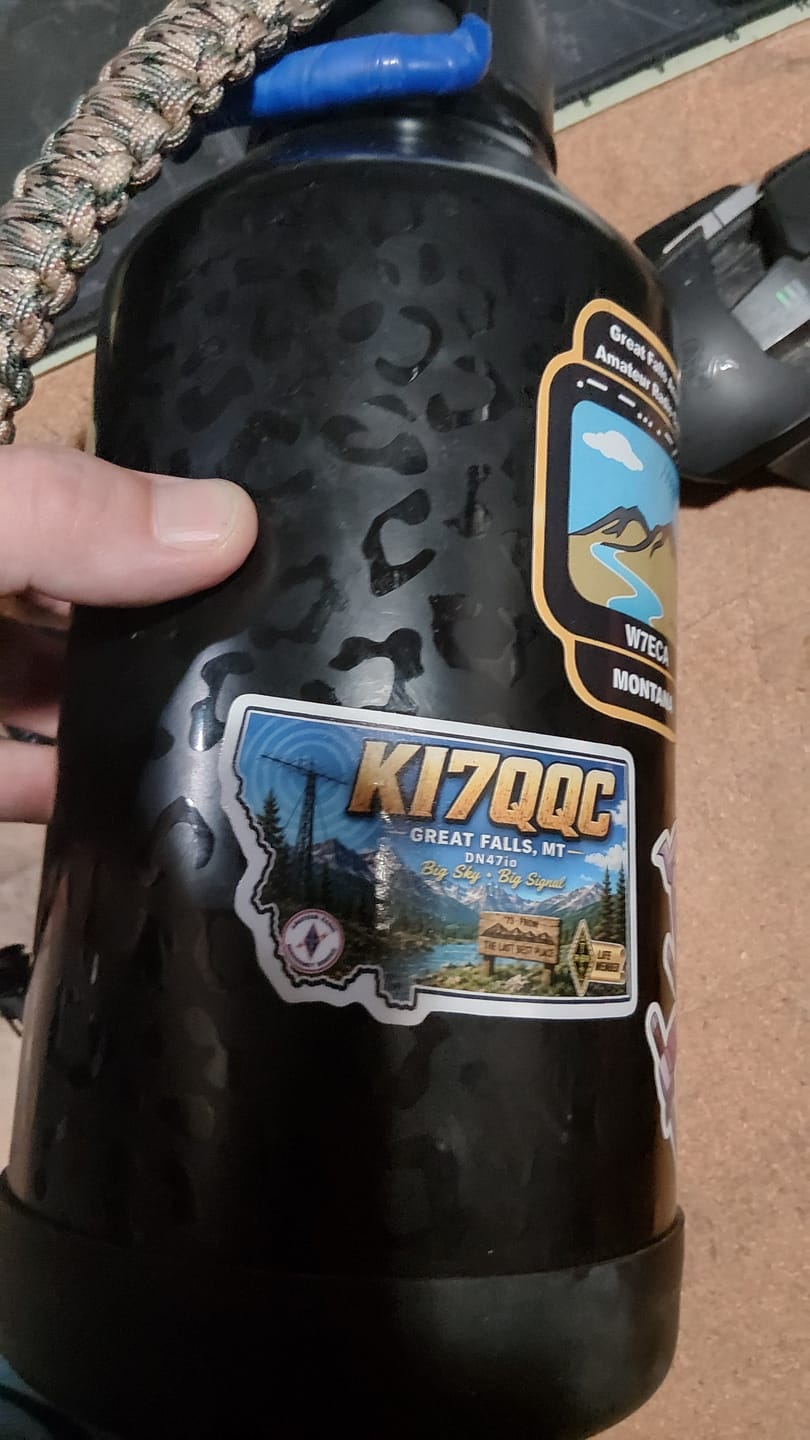 Customer photo review of 150 - 3" Custom Vinyl Stickers