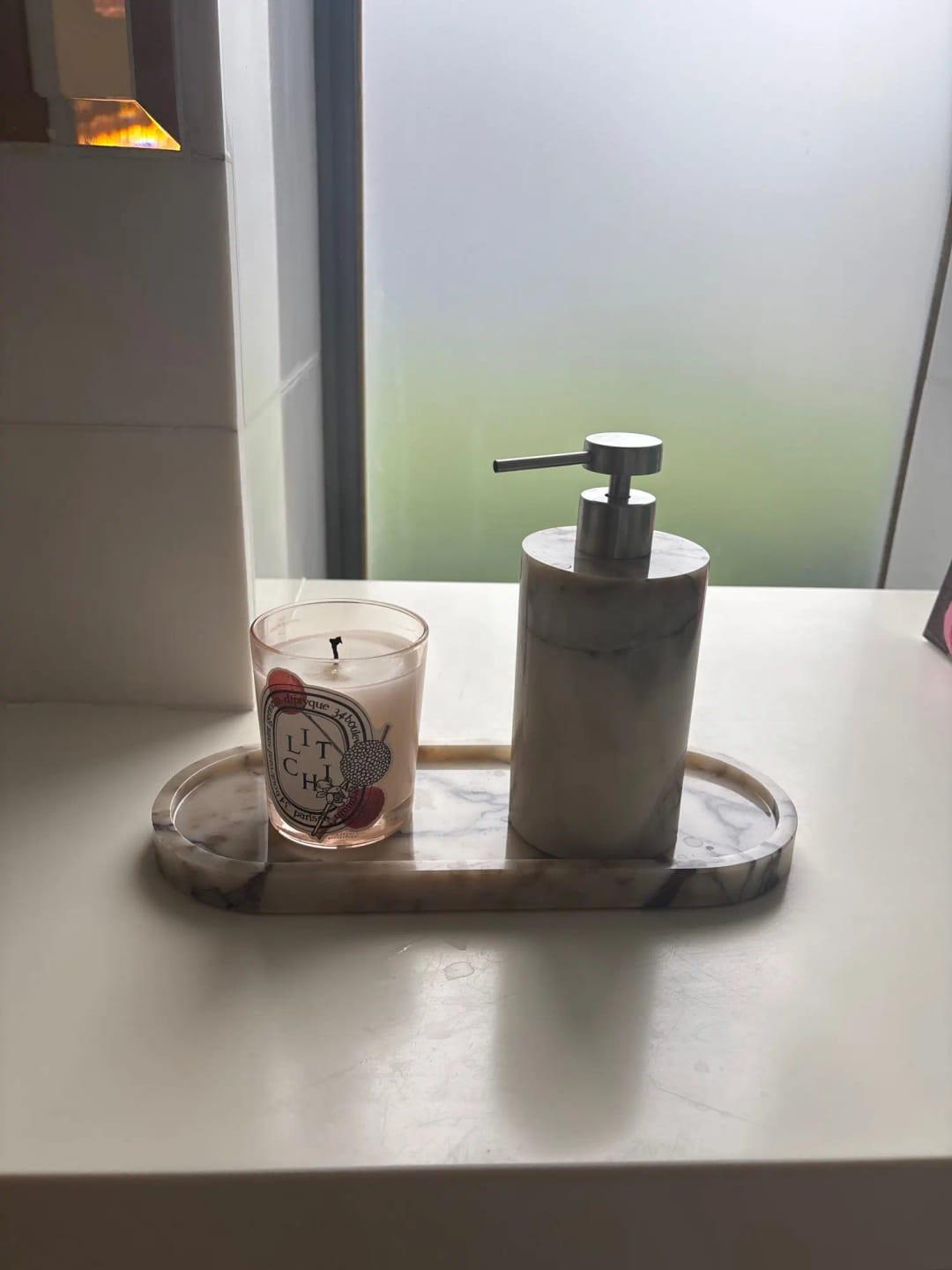Customer photo review of Calacatta Viola Violet Natural Marble
