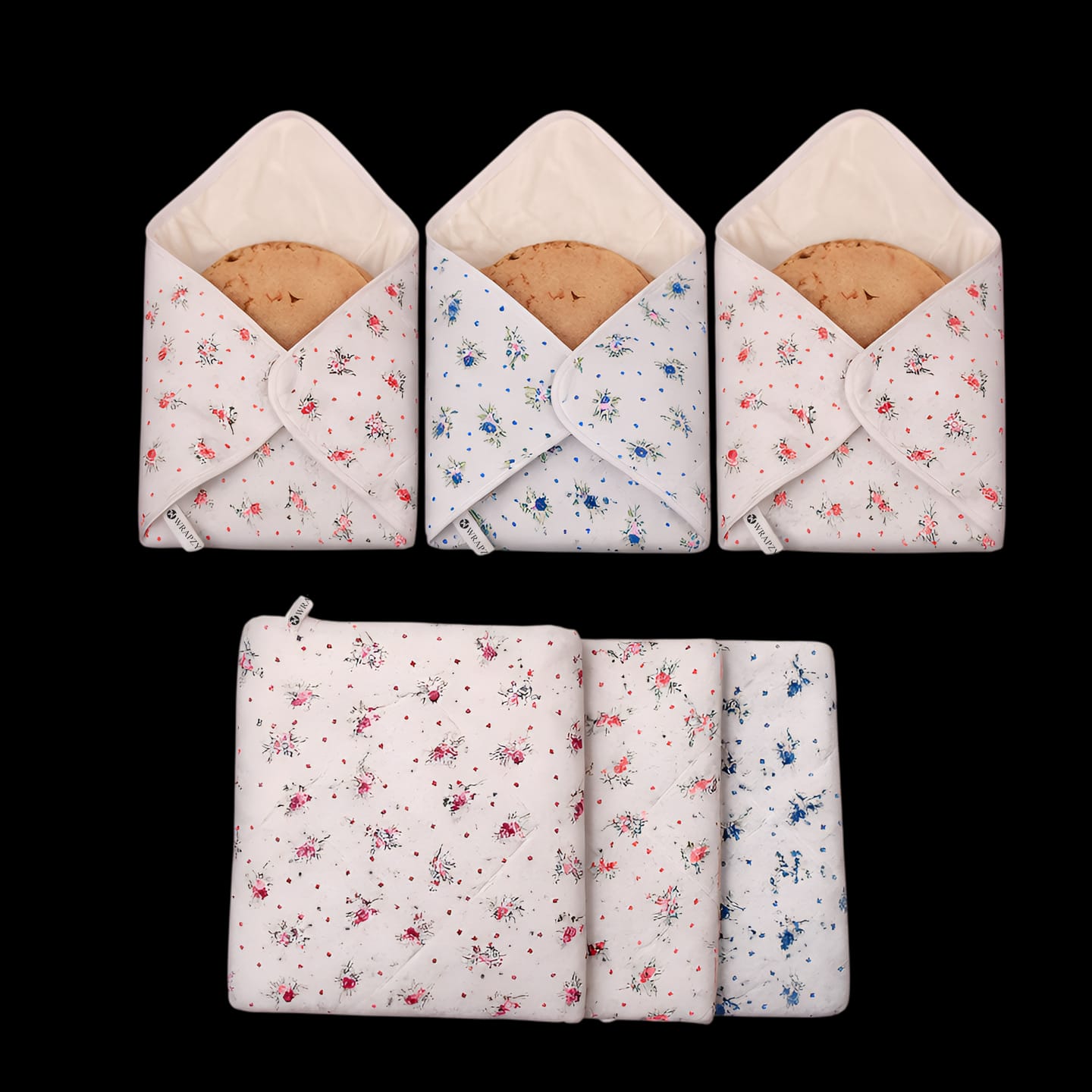 Customer photo review of Wrapzy Pure Cotton Roti Cover