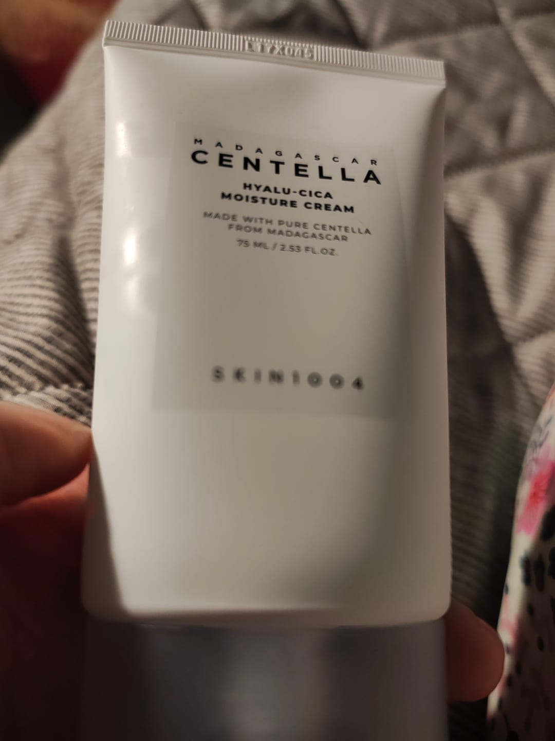 Customer photo review of Crema Facial Hidratante Moisture Hyalu-Cica 75ml Skin1004
