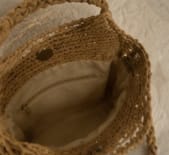 Customer photo review of Bolso de Ganchillo Hecho a Mano