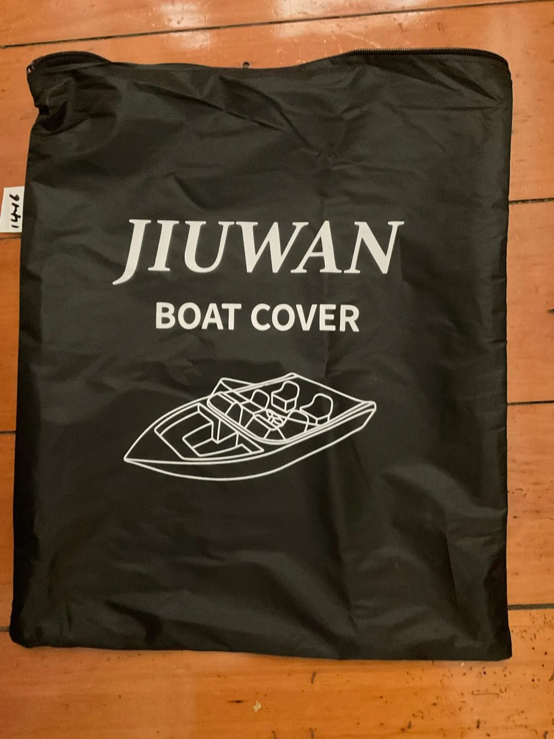Customer photo review of Waterproof Marine Boat Cover for V-Hull & Fishing Boats
