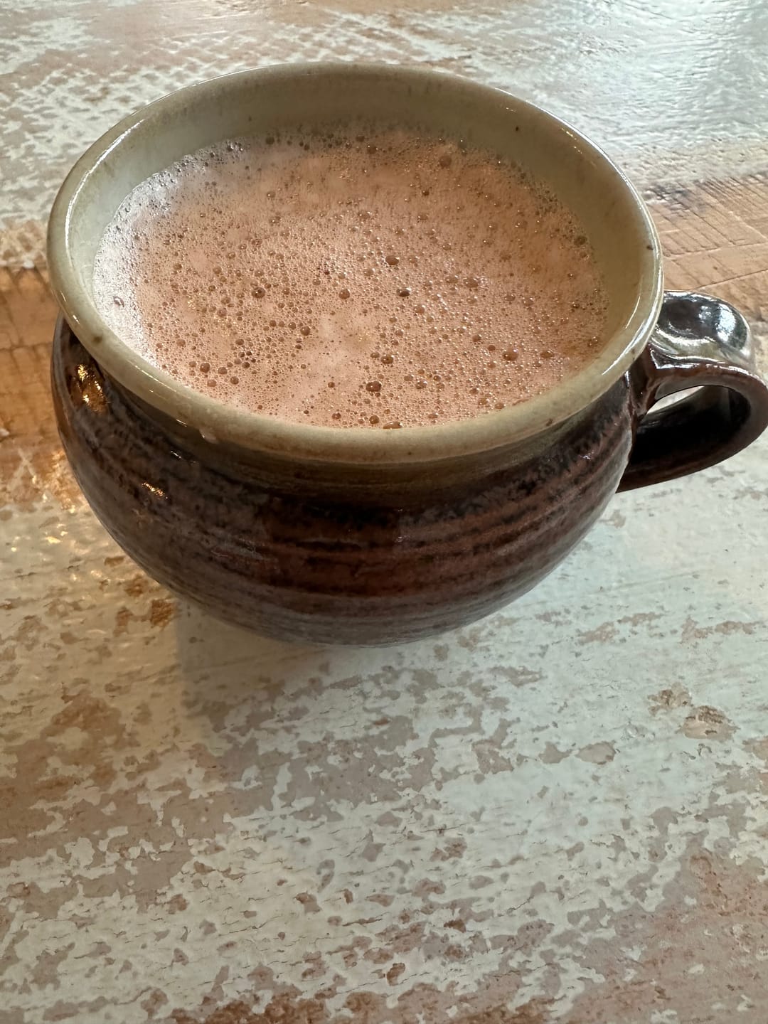 Customer photo review of Chocolate Bone Broth Powder