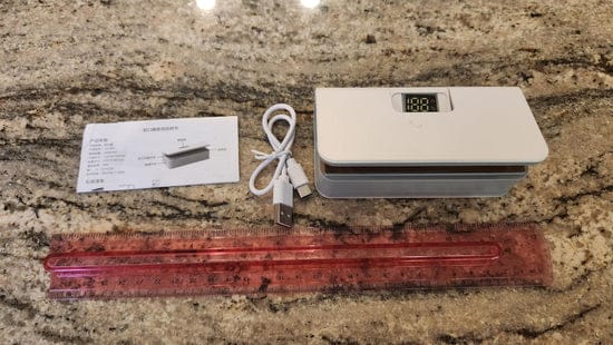 Customer photo review of TazeKilit Pro™ – Akıllı LED Ekranlı Şarjlı Paket Mühürleyici