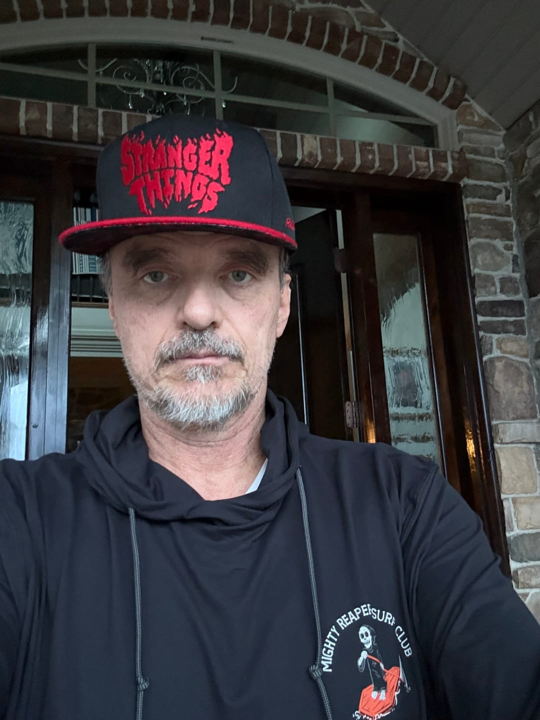 Customer photo review of Mighty Reaper Surf Club – Performance Hoodie