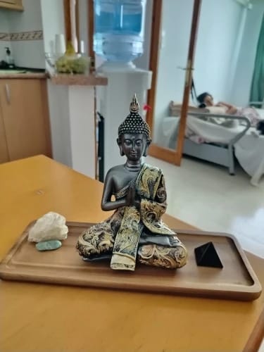 Customer photo review of Sitting Buddha Statue