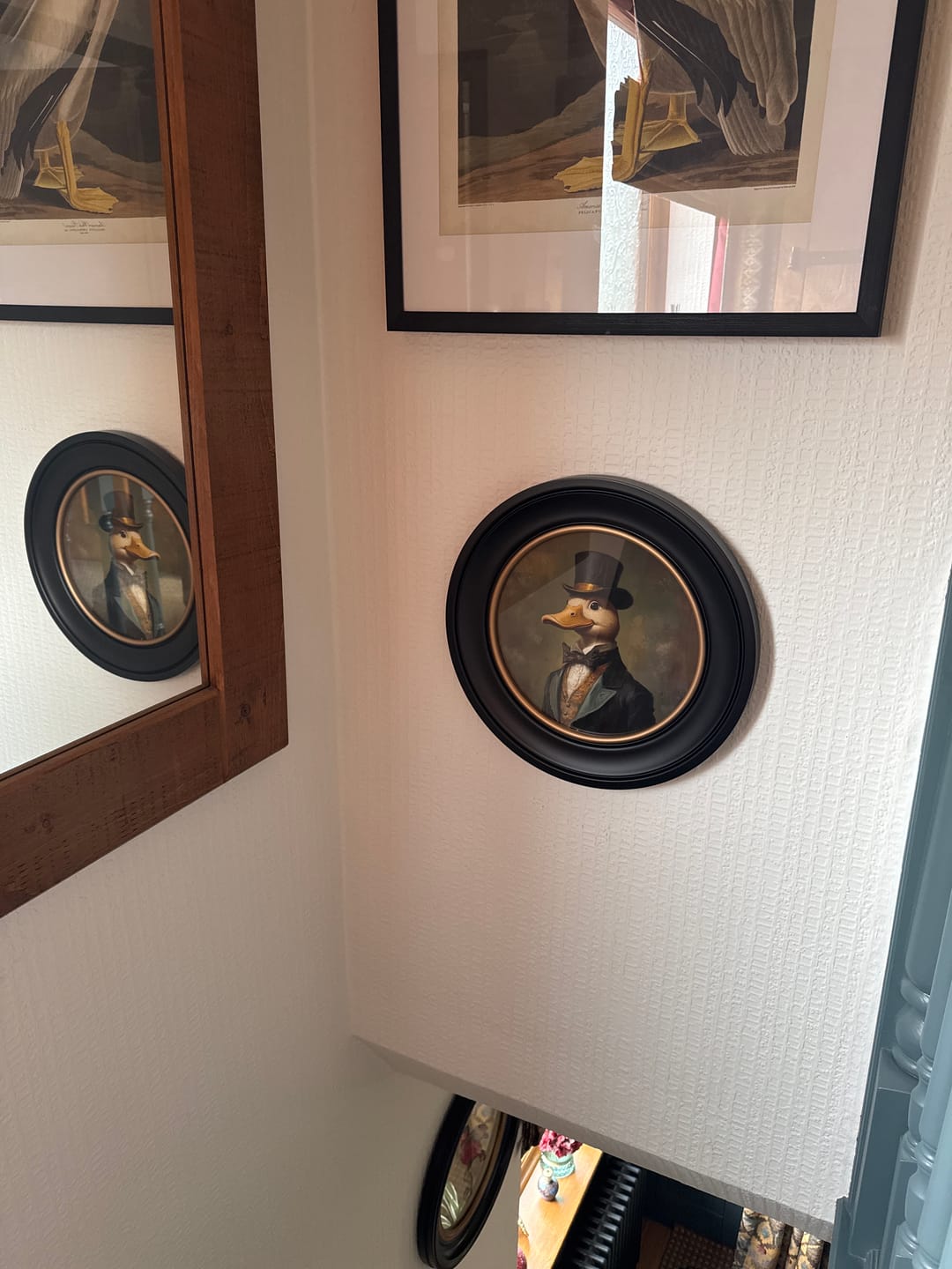 Customer photo review of Captain Quackmore - Oxford Round Frame